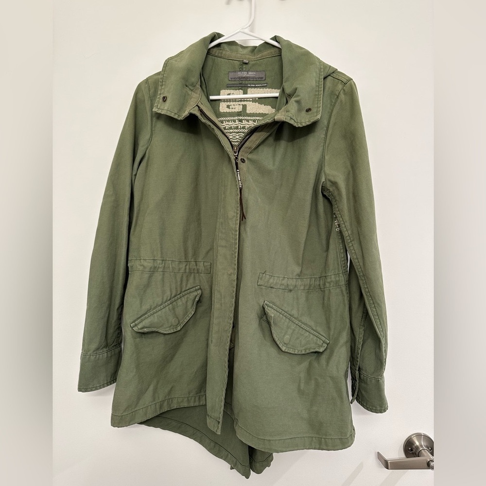 Silvian Heach Army Green Jacket